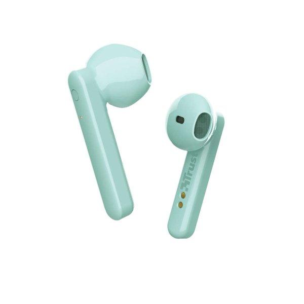 Trust Primo Touch vezeték nélküli Bluetooth fülhallgató menta színű
(23781) (trust23781)