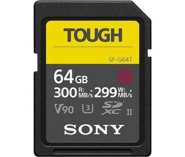 Sony 64GB Tough SDXC UHS-II CL10 memóriakártya