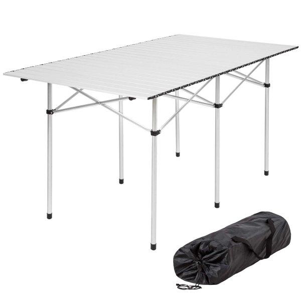 Alumínium összecsukható kemping asztal 140x70x70cm