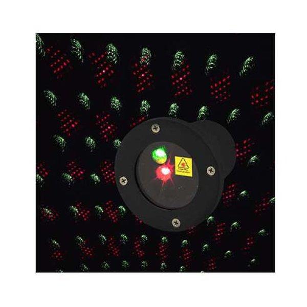 RXL 290 lézer időzítős projektor 12 funkcióval, piros-zöld