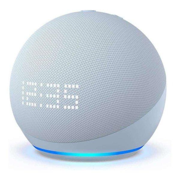Amazon Echo Dot 5 Okos hangszóró órával - Kék