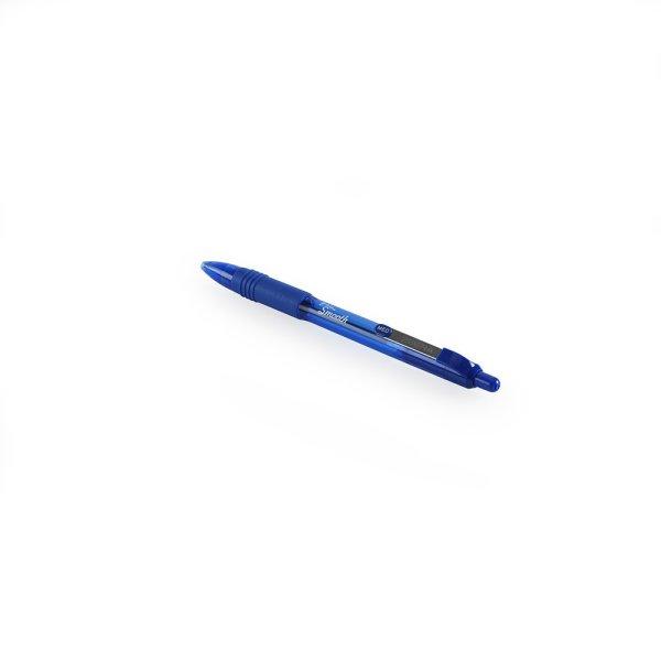 Golyóstoll 1mm, kék test, Zebra Z-grip Smooth, írásszín kék 2 db/csomag