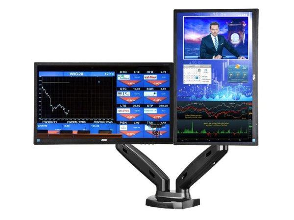 DEM-389723 Asztali monitor tartó, 2 monitorra