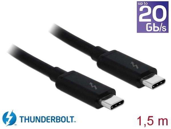 DELOCK - Thunderbolt 3 kábel M/M 1,5m - 84846
