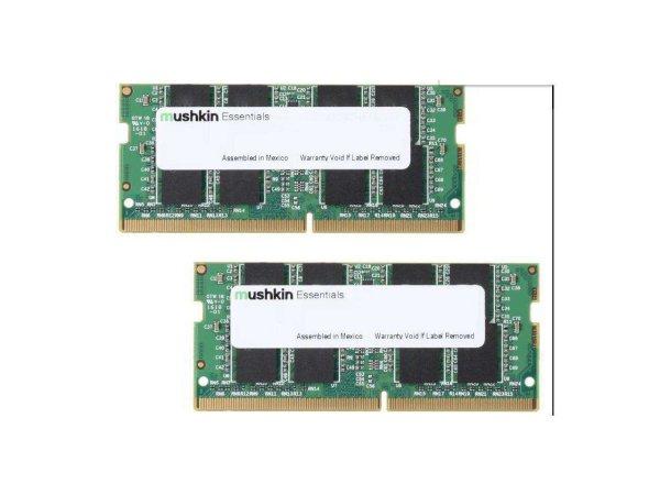 Mushkin 64GB /2666 Essentials DDR4 Notebook RAM KIT (2x32GB)
