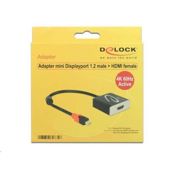 DeLock 62735 mini DisplayPort apa -> HDMI anya 4K aktív adapter (62735)