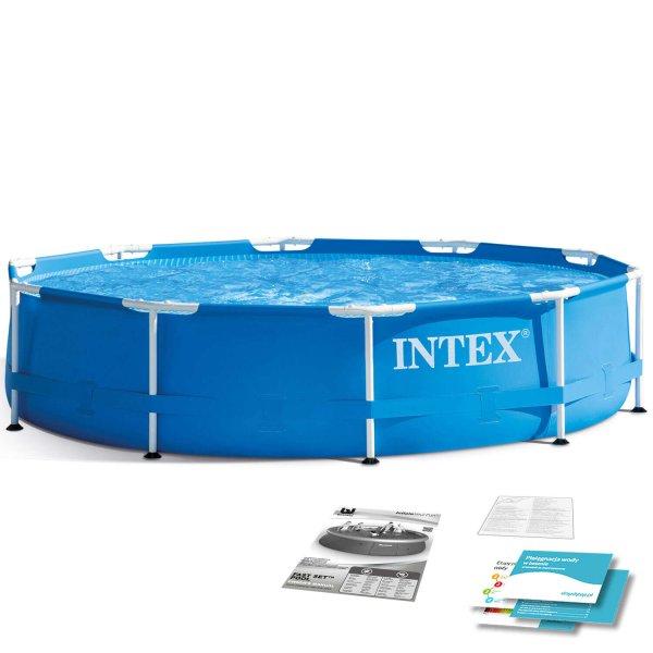 Intex Rack Fémvázas medence, javító készlettel 305x76cm (28200)