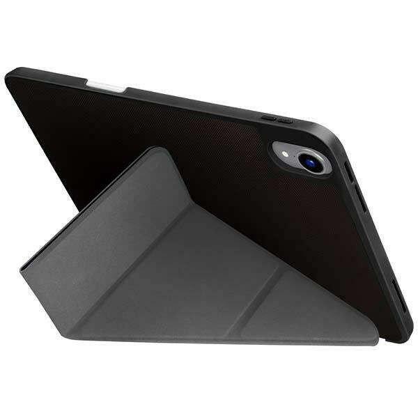 Apple iPad 10.9 (2022) Uniq Transforma flip tablet tok, Fekete