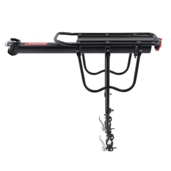 Bringamax nyeregcsőre szerelhető hátsó kerékpáros csomagtartó
gyorskioldós fekete br601A-qr bmcsomagt0003