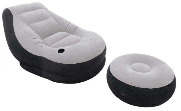 Intex Ultra Lounge Relax felfújható Pihenőszék puffal 99x130cm (68564NP)