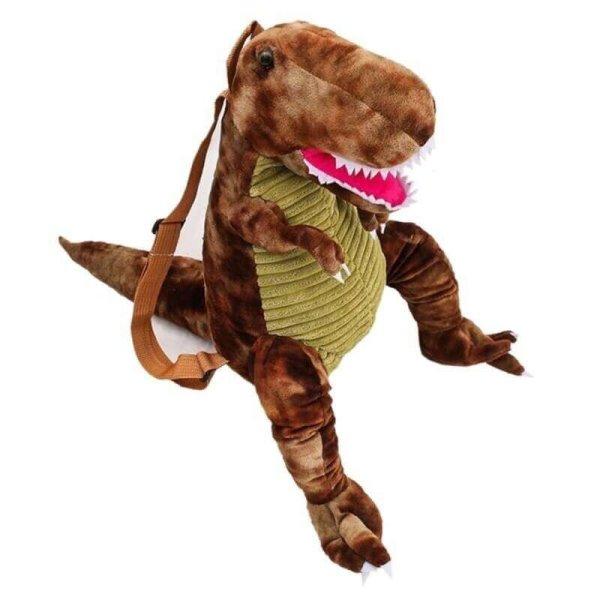 Dinoszaurusz plüss táska - Barna