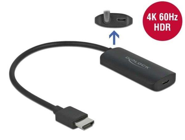 Delock adapter HDMI-A apa USB Type-C  anya csatlakozóra (DP Alt mód) 4K 60