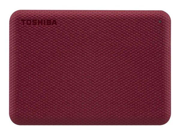 TOSHIBA Canvio Advance 4TB HDD 2.5 Piros