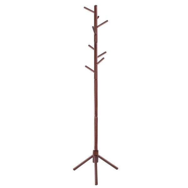 Sersimo fa akasztó, 8 akasztó, 175cm, barna