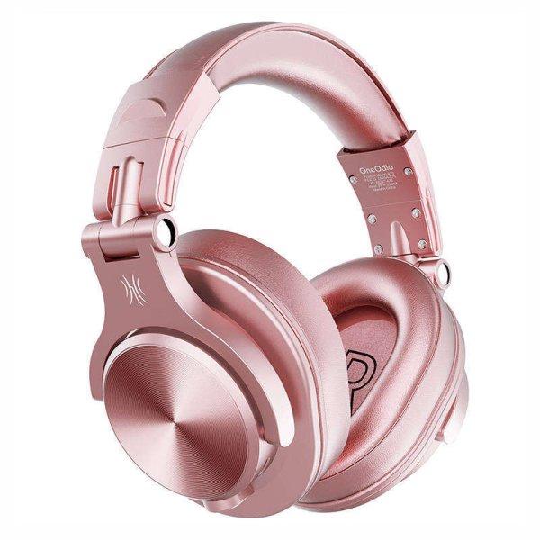 OneOdio Fusion A70 Wireless/Vezetékes Fejhallgató, Rózsaszín