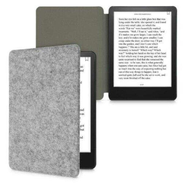 Hüvely Kindle Paperwhite 11, textil, szürke, Kwmobile, 56259.25