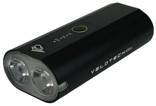 Első lámpa USB Velotech Pro 600 Lumen