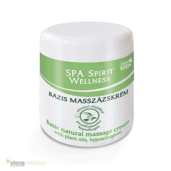 Golden GREEN Spa Spirit Wellness Bázis Masszázskrém 250 ml