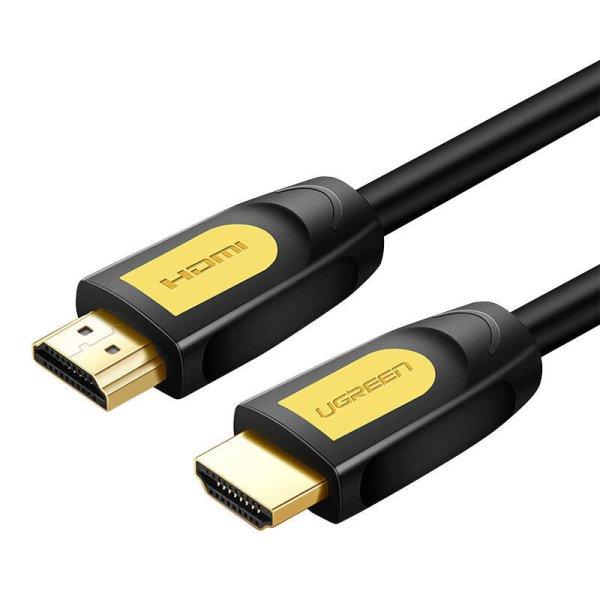 UGREEN HD101 HDMI 2.0 kábel, 4K 60Hz, 0,75m (fekete-sárga)