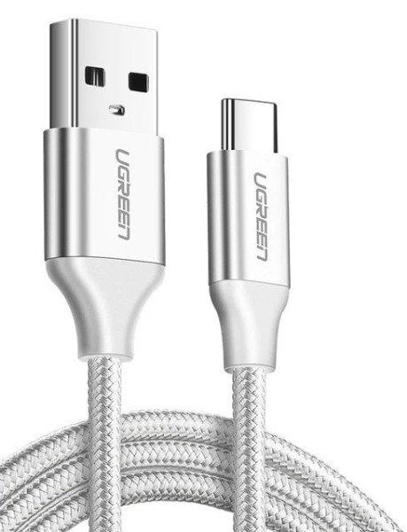 USB kábel USB-C-hez UGREEN US288, 3 m (fehér)