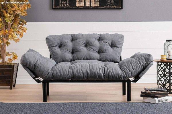 Design kanapéágy Wilona 155 cm kerozin szürke
