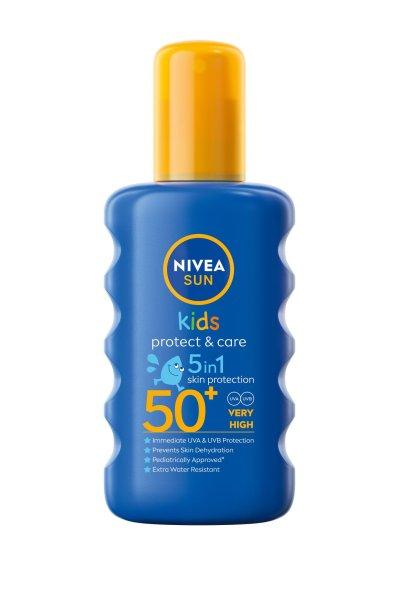 Nivea Gyermekek színes napvédő spray OF 50+ (Moisture Sun spray)
200 ml