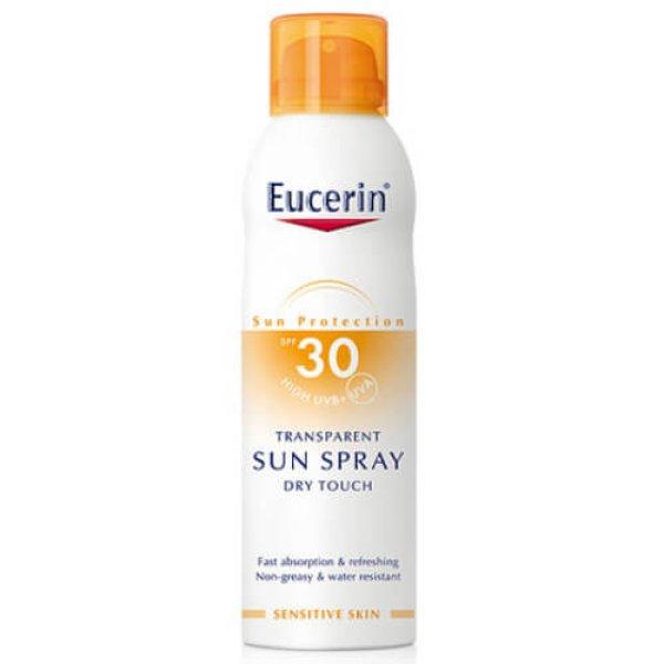 Eucerin Átlátszó napvédő spray Dry Touch SPF 30 200 ml