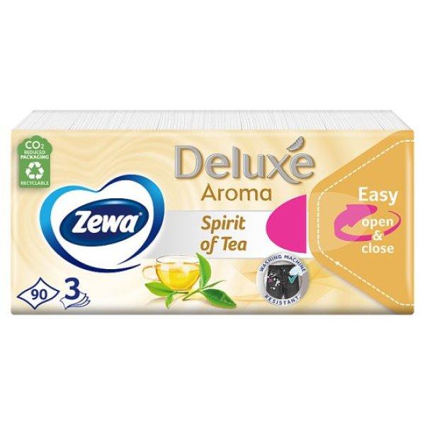 Zewa Delux papírzsebkendő 3r.90db Tea