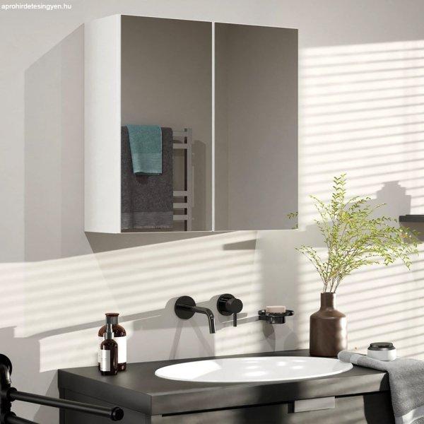 Drohmo Pola 2DL felső fürdőszoba szekrény, 60x60x22 cm, fehér