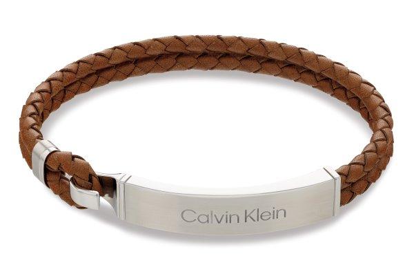 Calvin Klein Stílusos bőr karkötő férfiaknak Iconic
35000405