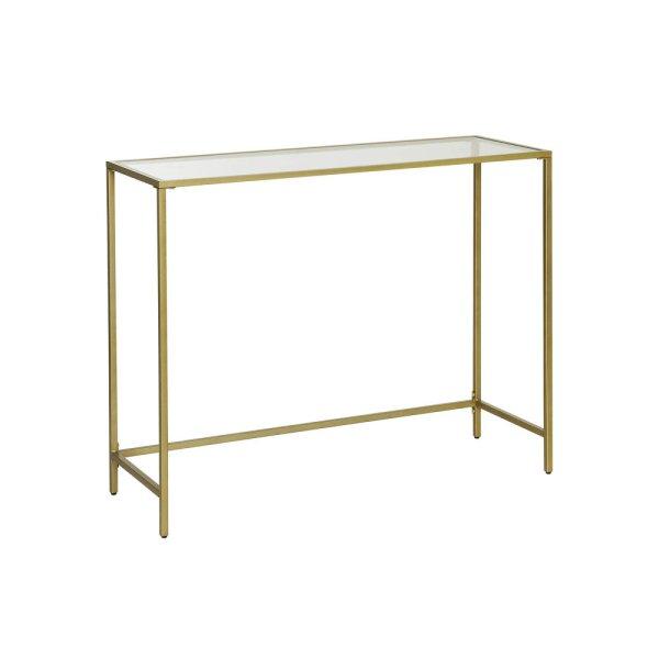 Konzolasztal / tálaló asztal Vasagle - 100 cm (arany)