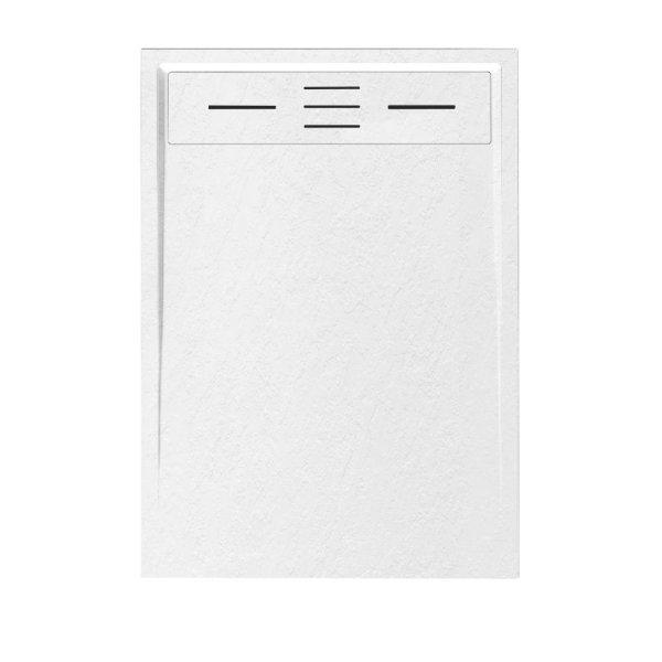 Welland kőhatású zuhanytálca szifonnal 90 x 120 cm - fehér (GT-12090LS)