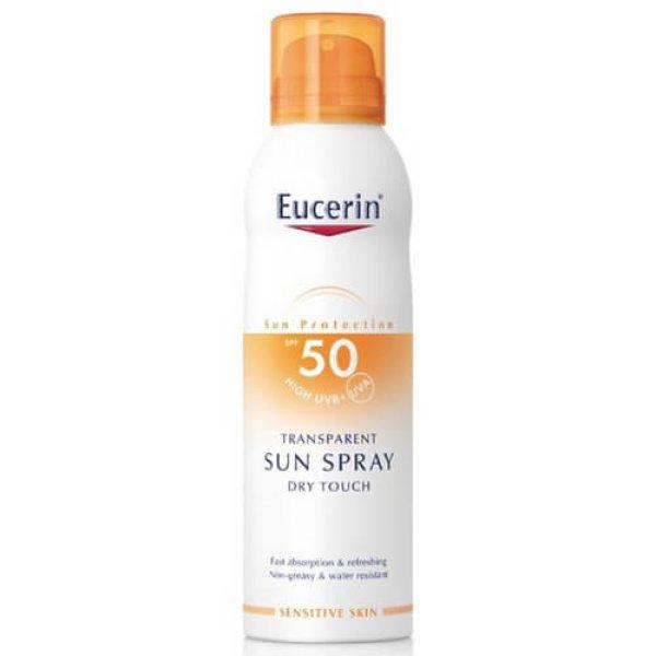 Eucerin Átlátszó napvédő spray Dry Touch SPF 50 200 ml