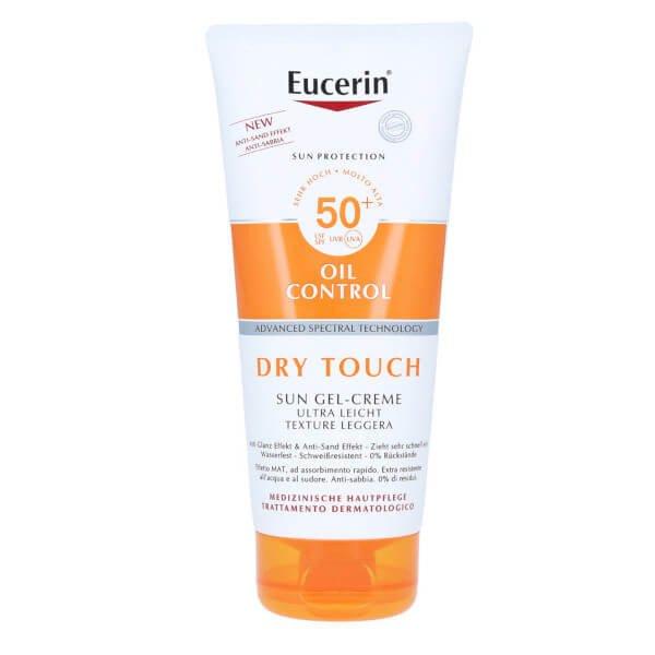 Eucerin Krémes napvédő gél Dry Touch Oil Control SPF 50+
(Sun Gel-Creme) 200 ml