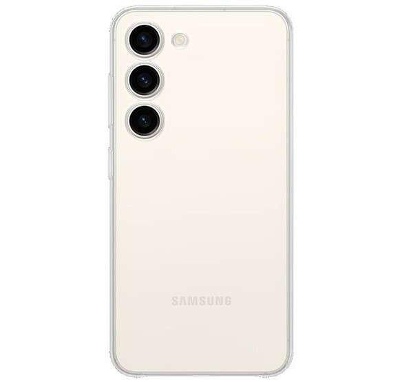 Samsung Galaxy S23 Clear Cover, gyári tok, átlátszó, EF-QS911CT