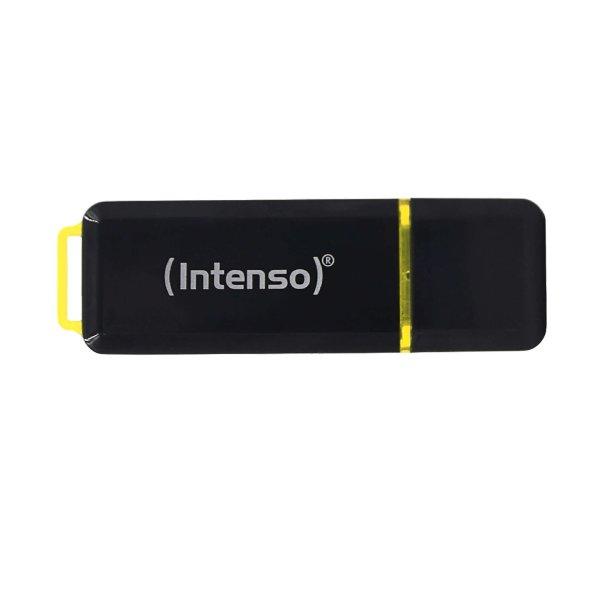 Intenso High Speed Line USB flash meghajtó 128 GB USB A típus 3.2 Gen 1 (3.1
Gen 1) Fekete, Sárga