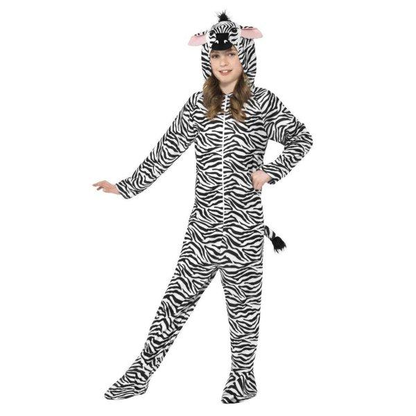 Zebra öltöny KidMania® gyerekeknek 10-12 év 145-158 cm