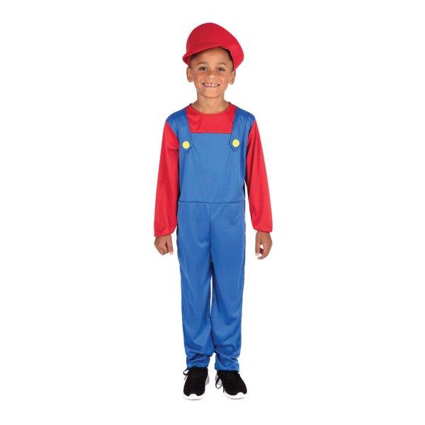 Mario KidMania® vízvezeték-szerelő öltöny fiúknak 6-8 éves korig 116-128
cm