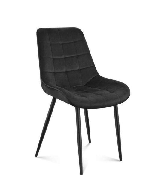 London kényelmes irodai szék, ebédlő szék étkezőszék   3.0 Bársony,
Fekete