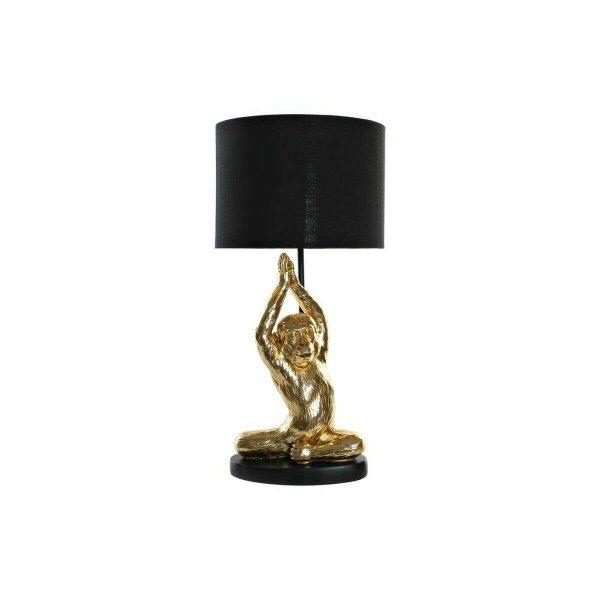 Asztali lámpa DKD Home Decor Fekete Aranysàrga Gyarmati 220 V 50 W Majom (25 x
25 x 49 cm)