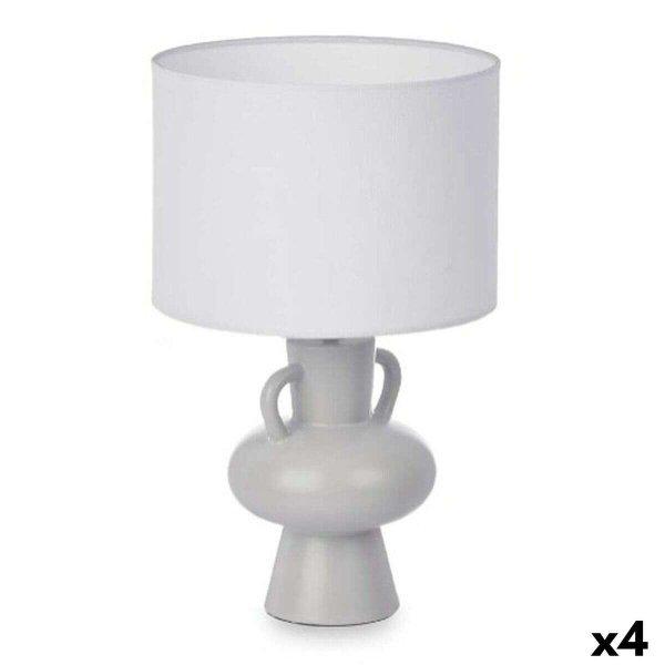 Asztali lámpa Váza 40 W Szürke Kerámia 24 x 39,7 x 24 cm (4 egység)