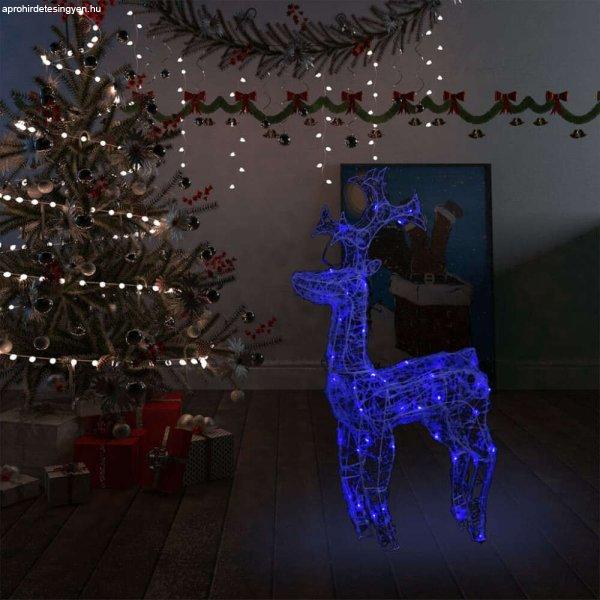 Akril rénszarvasos karácsonyi dekoráció 90 LED-del 60x16x100 cm