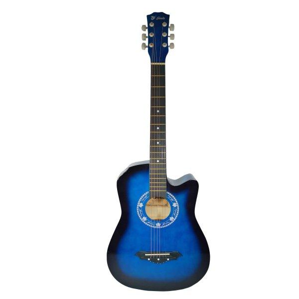 Klasszikus gitár, 4/4 méret, Cutaway Country, 95 cm, kék