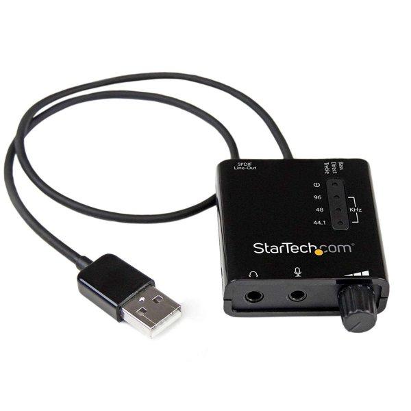 Startech - ICUSBAUDIO2D - USB SOUND CARD ADAPTER W SPDIF