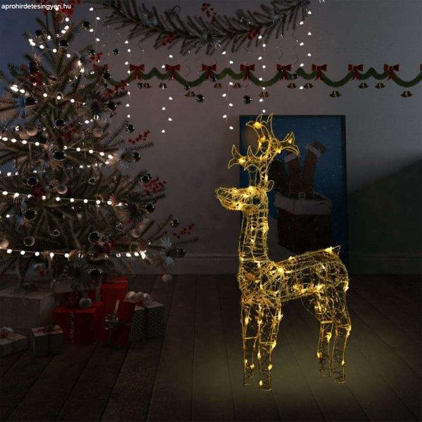 Akril rénszarvas karácsonyi dekoráció 90 LED-del 60x16x100 cm