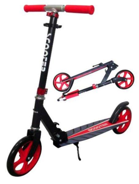 R-Sport H4 összecsukható Roller 100kg teherbírással #piros-fekete