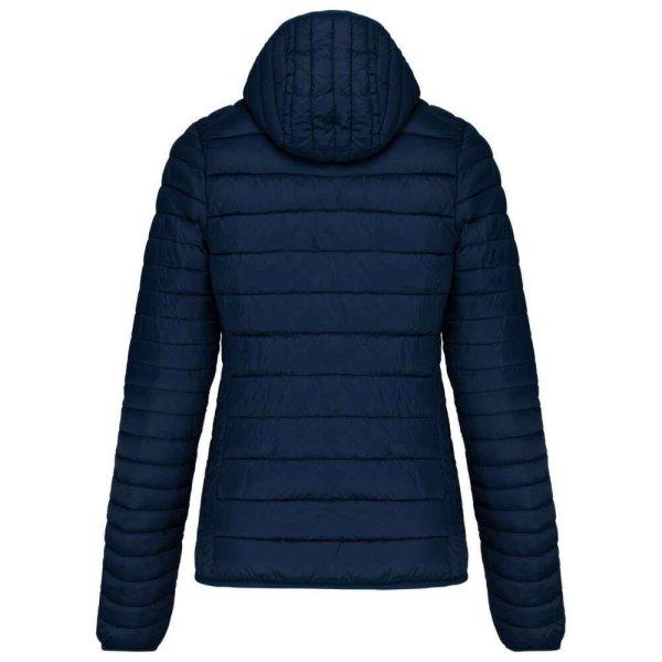 Kariban kapucnis bélelt meleg és ultrakönnyű Női kabát KA6111, Navy-M