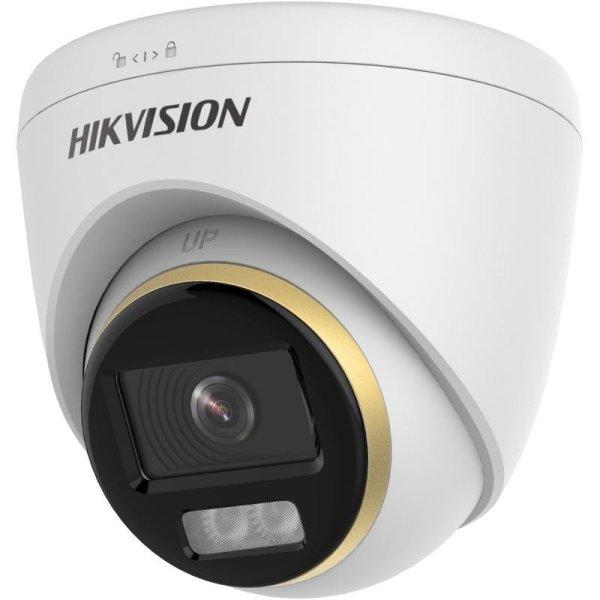 Hikvision DS-2CE72KF3T-LE (3.6mm) 5 MP ColorVu THD WDR fix turret kamera,
IR/láthatófény, PoC