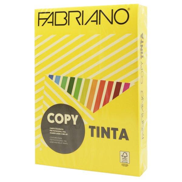 Másolópapír, színes, A4, 160g. Fabriano CopyTinta 250ív/csomag. intenzív
sárga