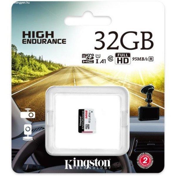 Kingston 32GB Endurance Class 10 UHS-1 microSDXC memóriakártya